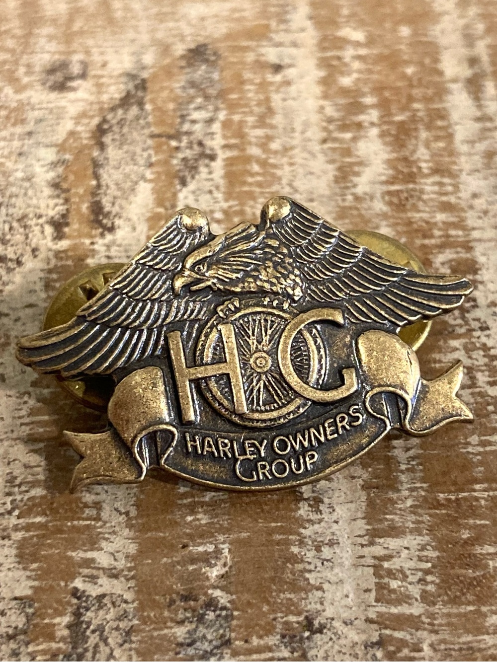 Vintage Harley Davidson 1983 HOG Harley Owners Group Lapel Pin